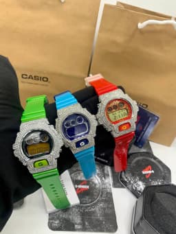 Cartier watch and Bracelet, GSHOCK full stone watch
