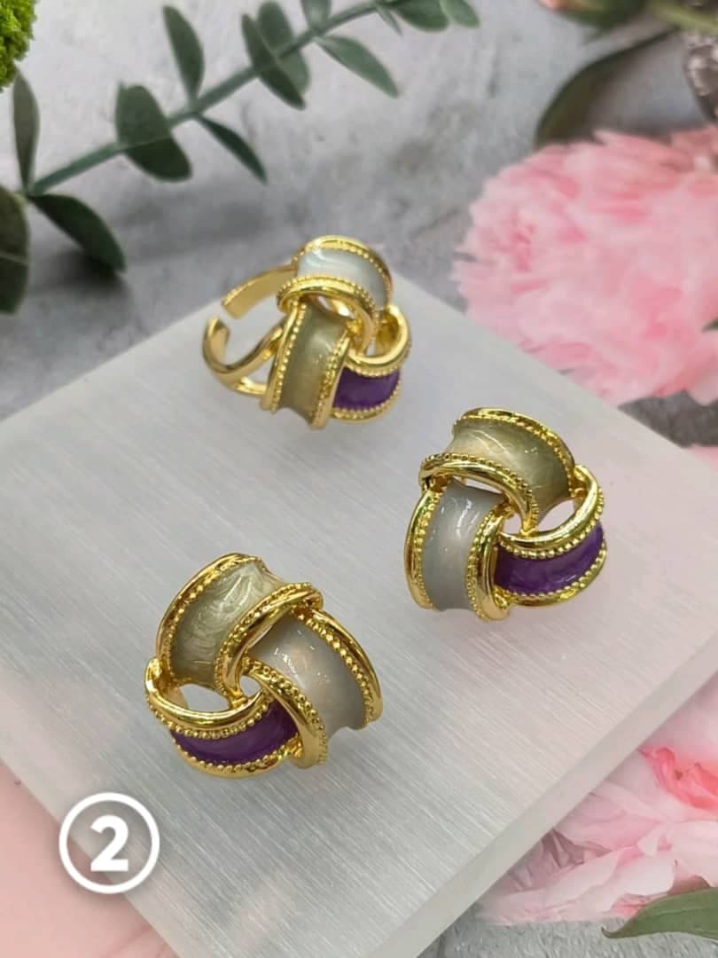 Earings and ring Set