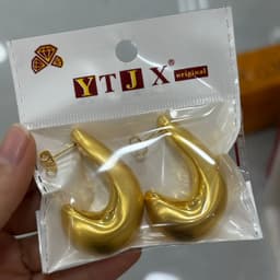 High quality gold replica earings
