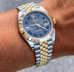 Luxury 2 toned Rolex watch